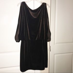 Jessica Simpson Espresso Velour Dress
